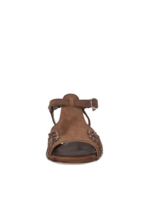 Sandali in camoscio e pelle LORENA PAGGI | 61602NERO